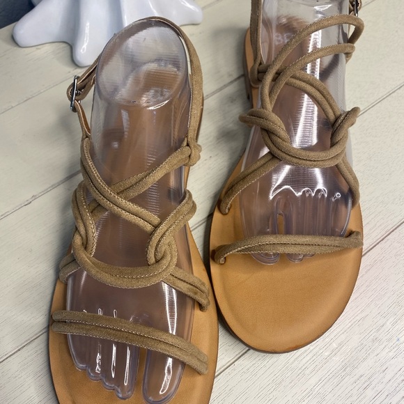 Bp. Strappy Sandals Suede Strap Slingback 11.5 - Picture 2 of 6